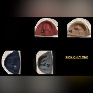 Banana Republic Unisex Warm Organic Cotton Ribbed Knit Hat/Beanie